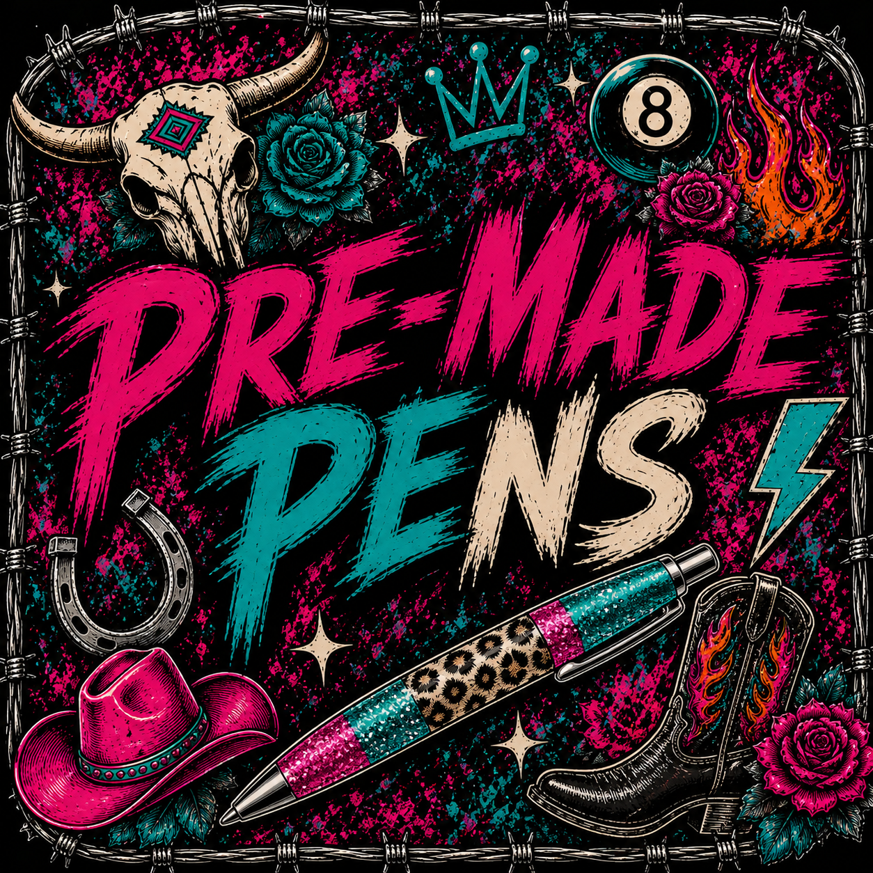 Pre-made pens