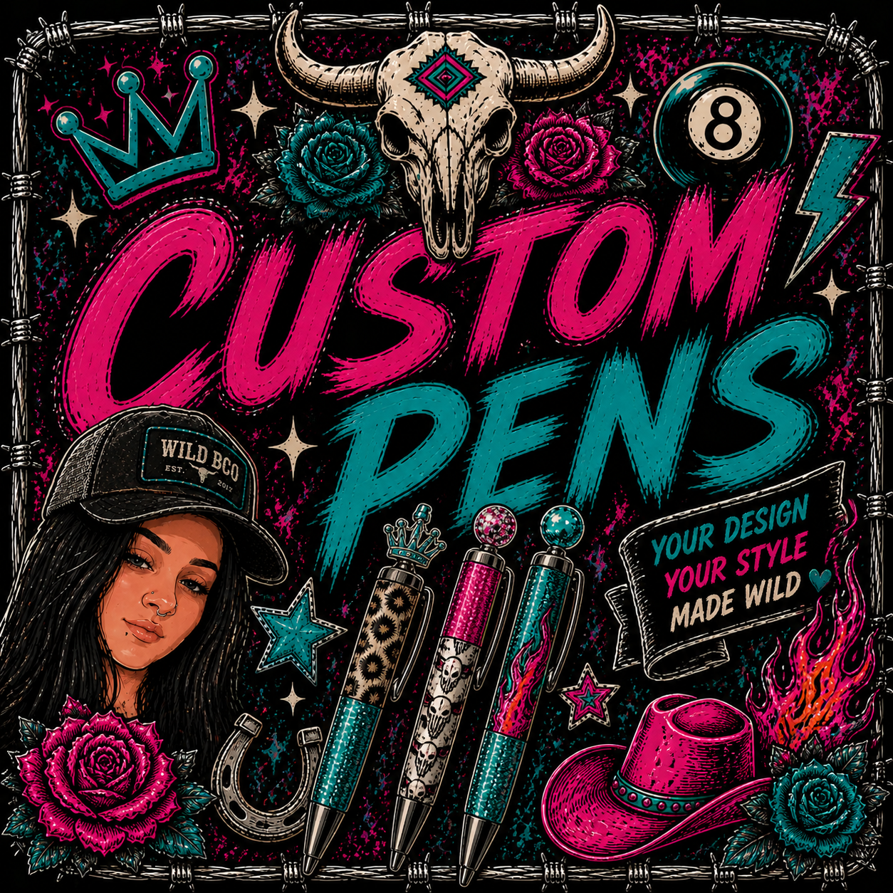 Custom  pens